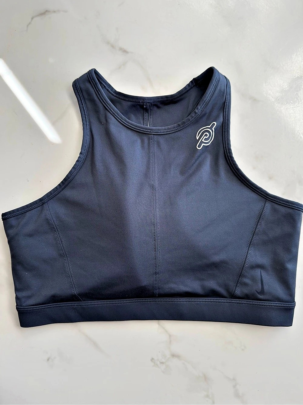 Peloton Nike Swoosh sports bra Women's Sports Bra Blue Large Like New